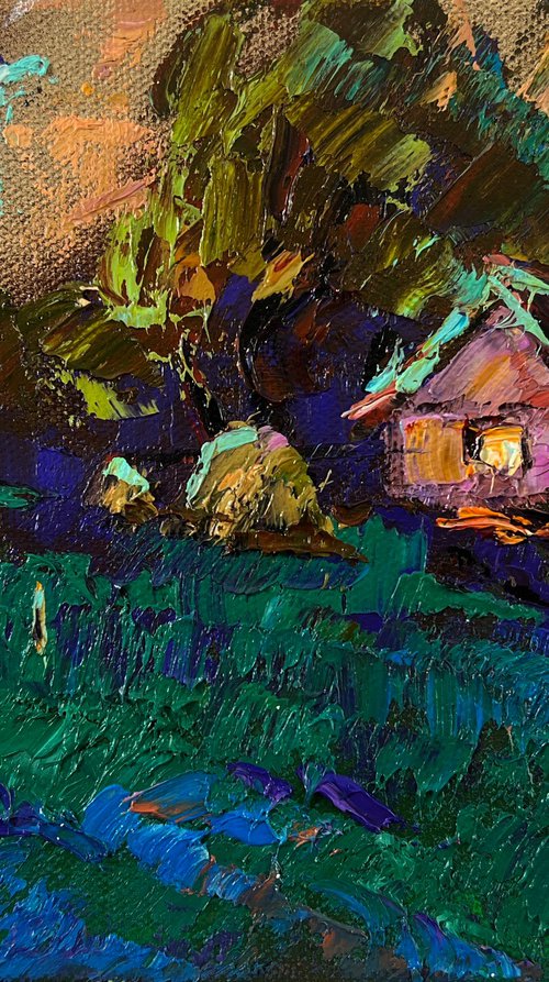 Moonlit Country Night by Kalenyuk Alex