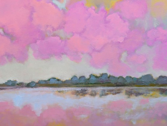 Pinks above the Lake.