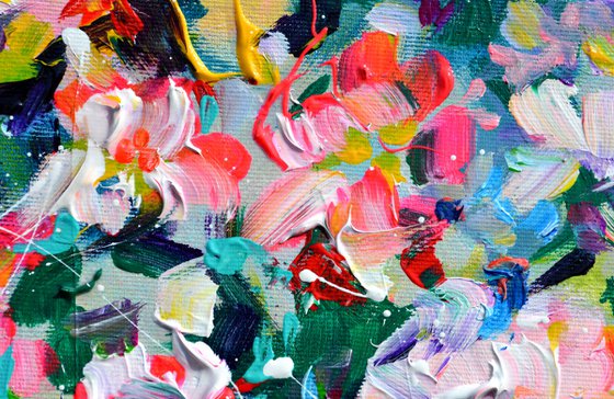 Wild White and Pink Roses