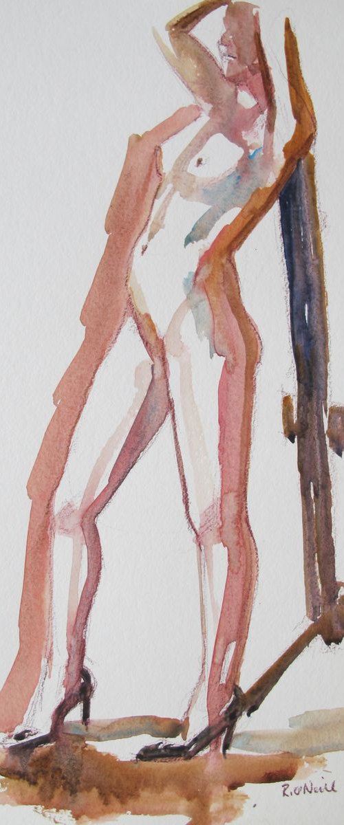 Standing female nude by Rory O’Neill