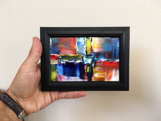 "Hold It Together" - Original PMS Micro Painting on glass