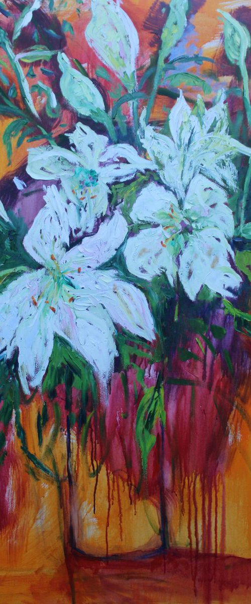 HOLDEN LILIES NUMBER 2 by Maureen Finck
