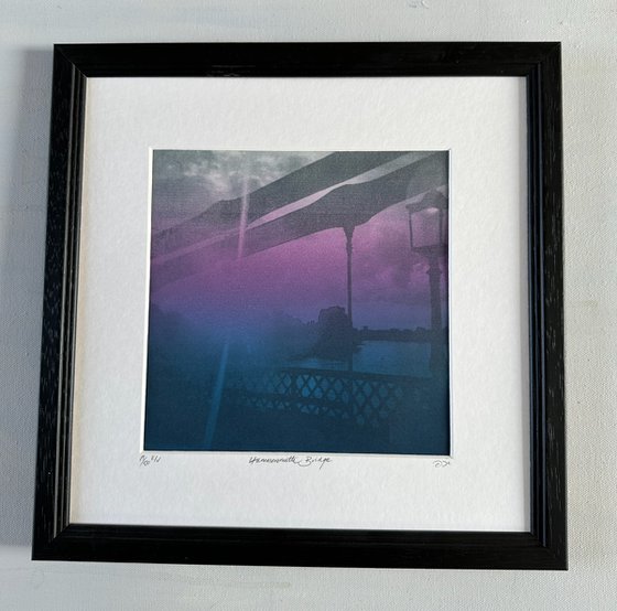 Hammersmith Bridge 19/50 FRAMED