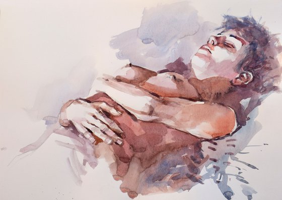 Sleeping beauty III (70x50cm)