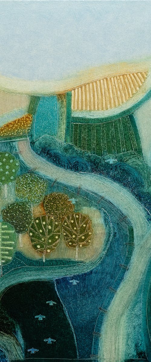Walking on a path that never ends by Rob   van Hoek