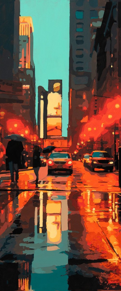 New York City Rain #1 by Marco Barberio