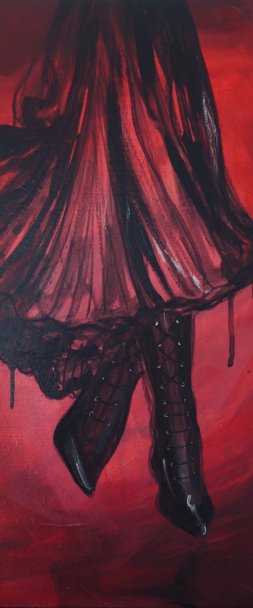 Witchy boots by Rebecca Gobie