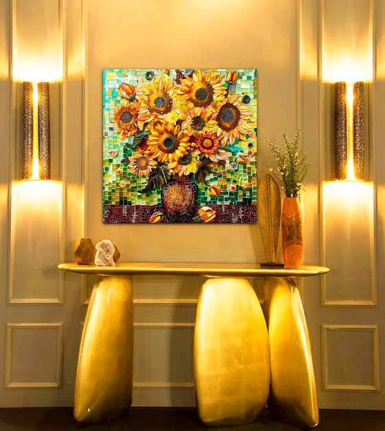 Sunflowers in vase