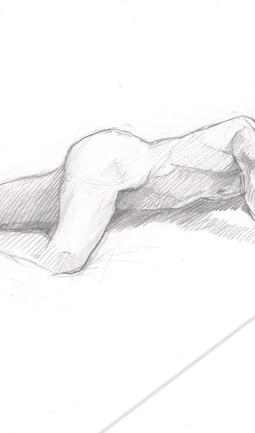 Sketch of Human body. Man.44 by Mag Verkhovets