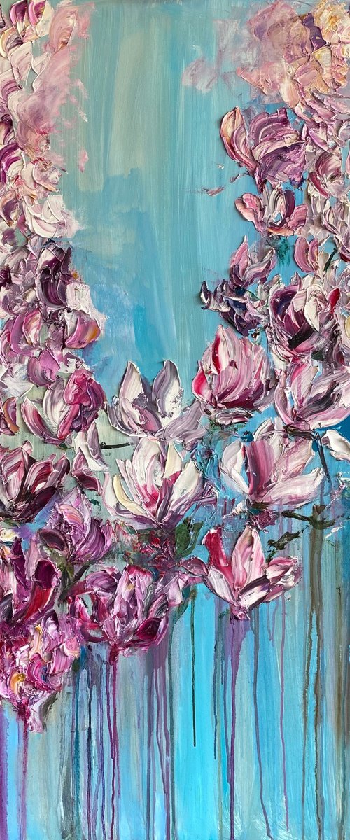 Magnolia Flow by Mily Art