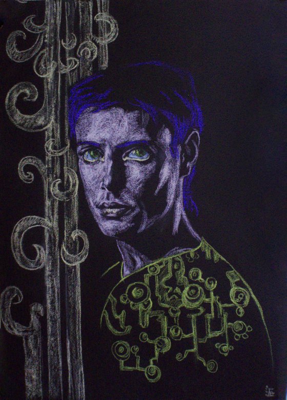 Boy with green eyes