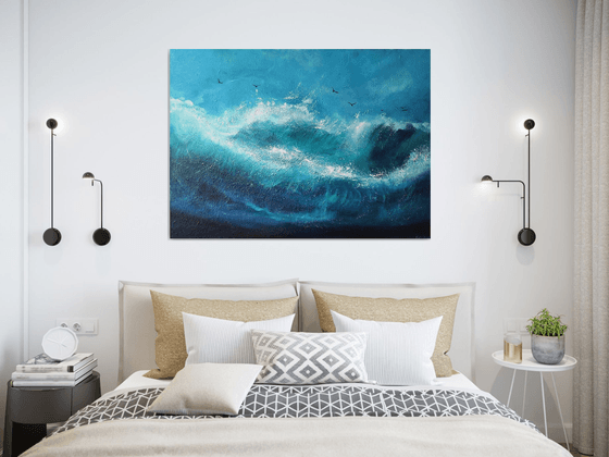 The Big Blue - framed seascape, stunning, panoramic