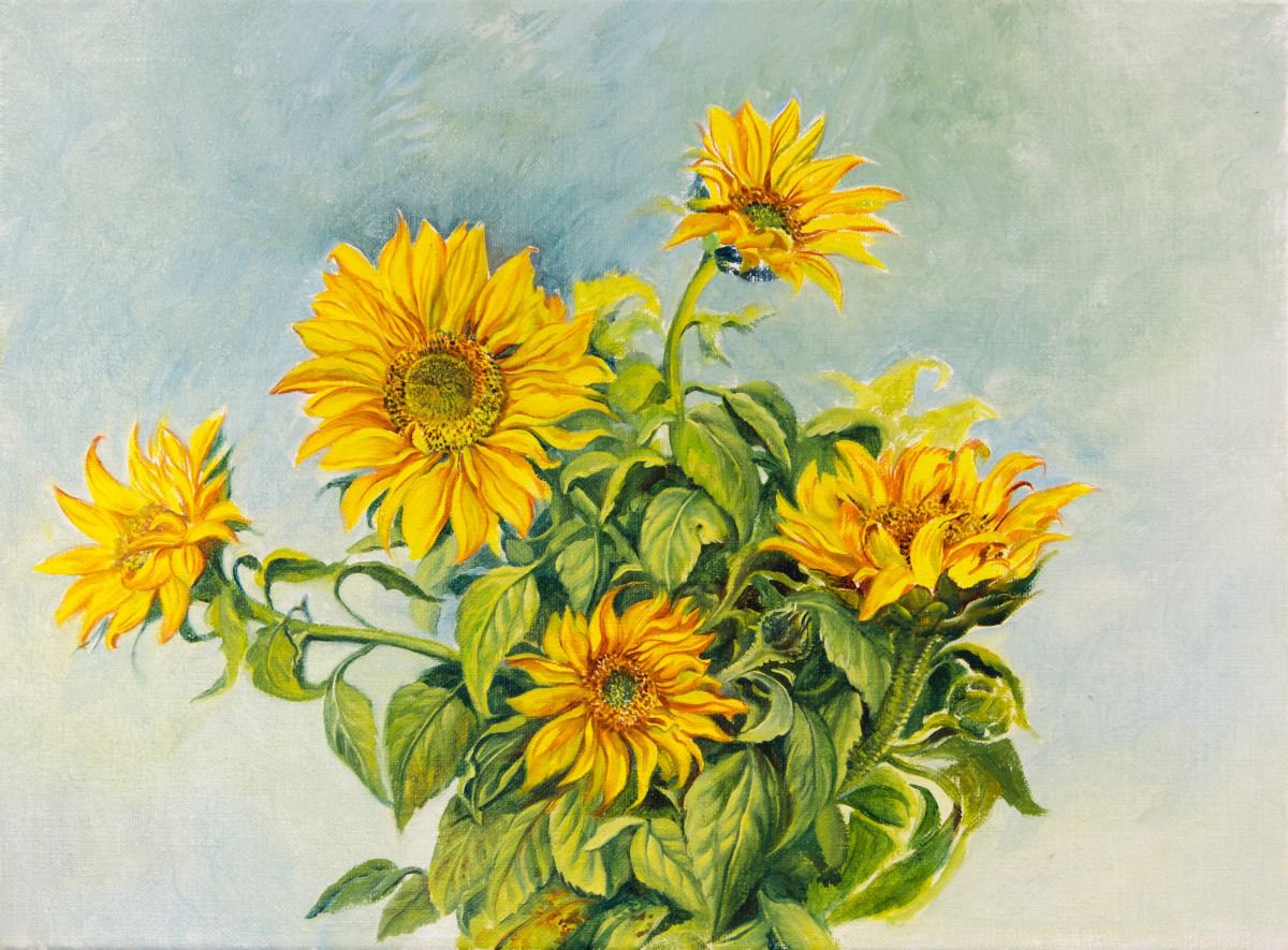 Sunflowers by Daria Galinski
