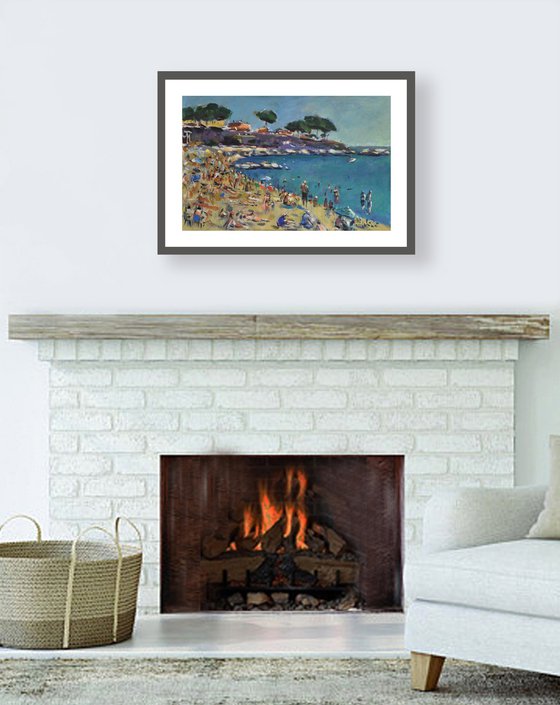 The Beach at Calella.