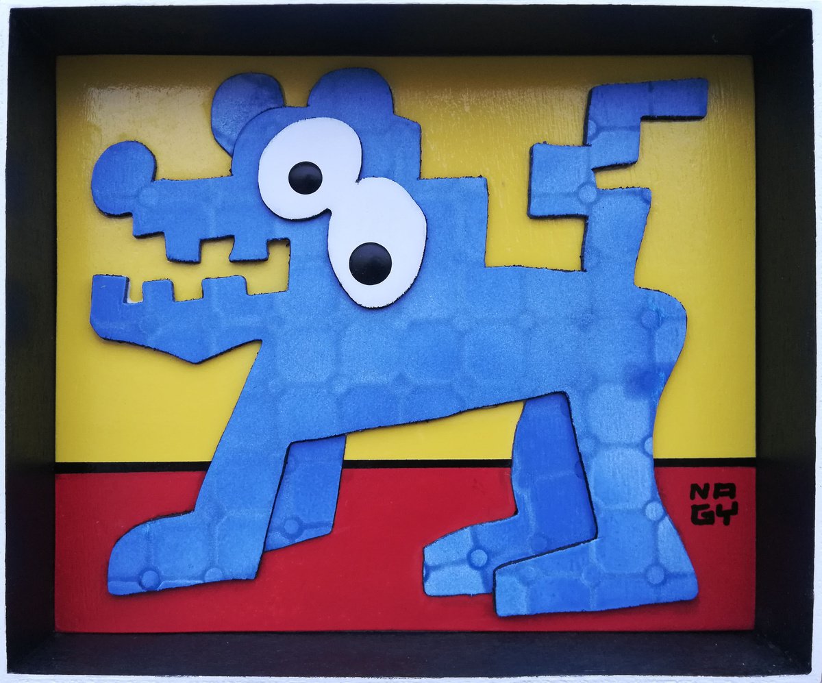 BLUE DOG by Peter Nagy