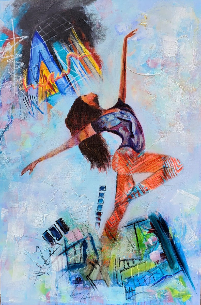 Impressionistic Portrait Oil Painting By Niyati Jiwani, 24 X 36", Zeal, Original Artwork