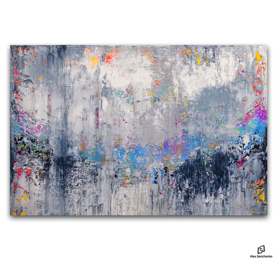 150x100cm. / abstract painting / Abstract 1215