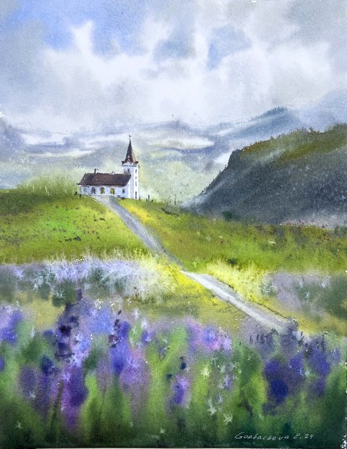 Spring in the mountains by Eugenia Gorbacheva