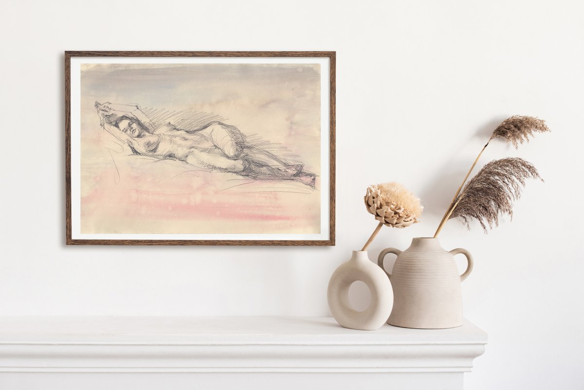 Sensitive erotic girl lying on the bed by πΊπ¦ Samira Yanushkova