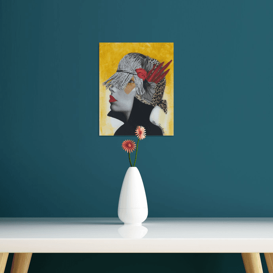 "Woman with pepper" - surreal portrait