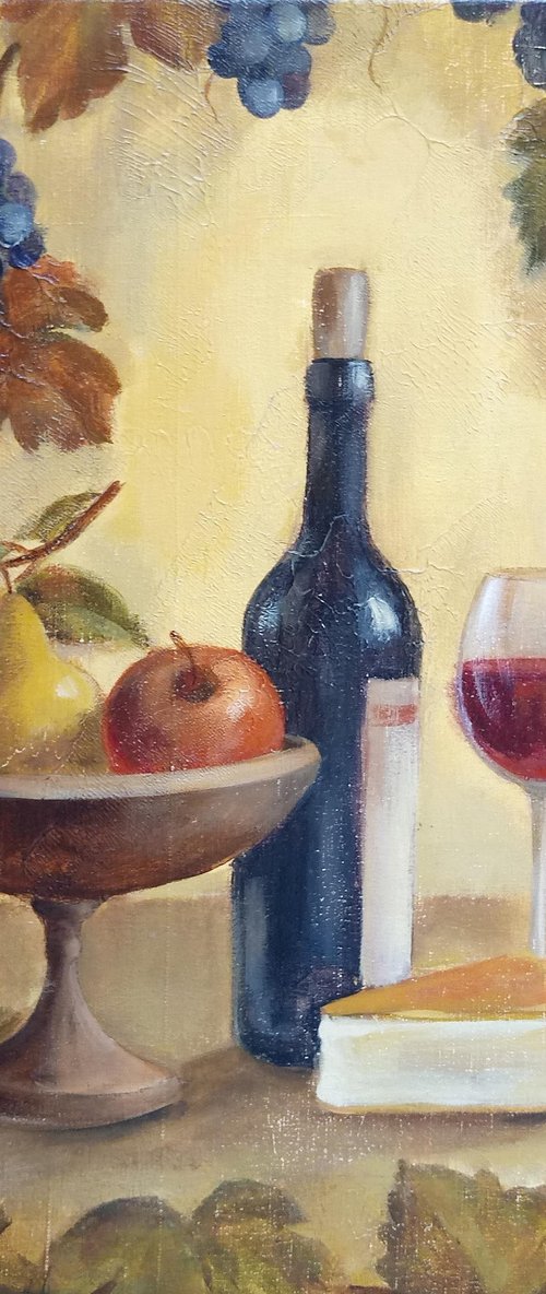 Grapes and Wine by Silvia  Vassileva