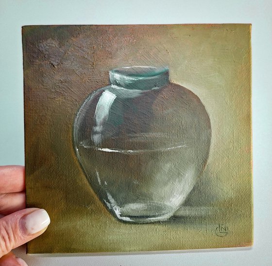 PureForm Transparent GlassVase