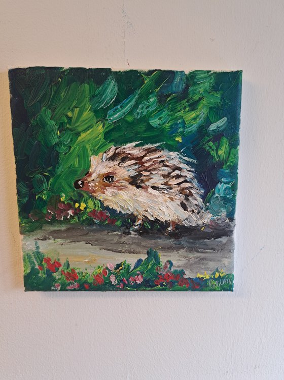 Hedgehog in the forest