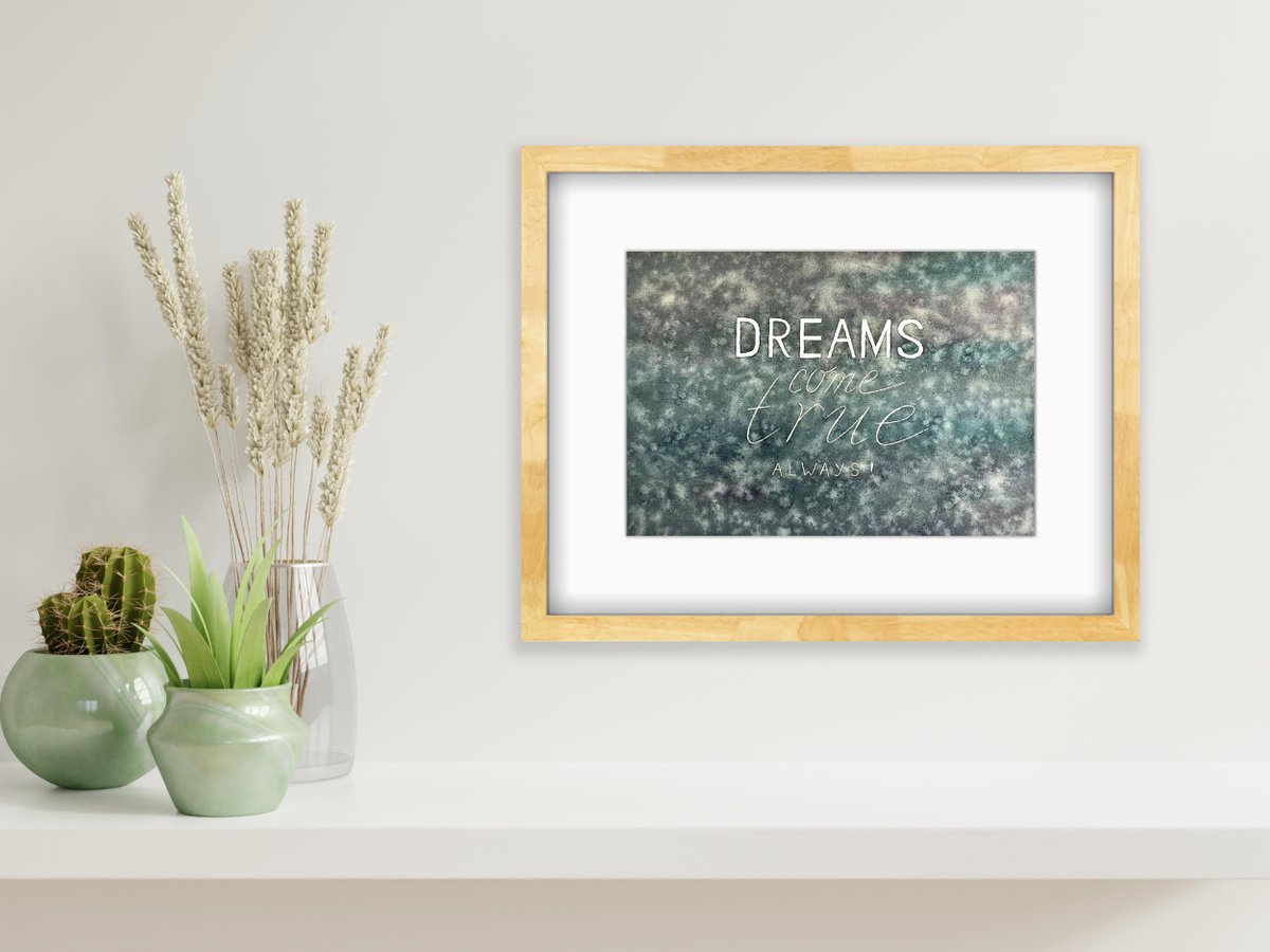 Dream Out Louder - original landscape watercolor by Alona Hryn