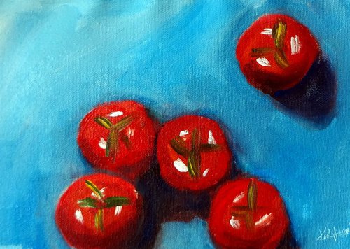 Cherry Tomatoes by katy hawk