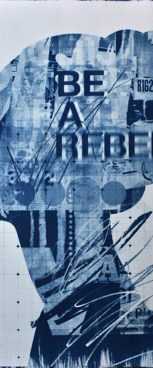 Cyanotype_35_Be a rebel by Manel Villalonga