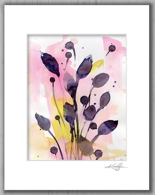 Organic Abstract 203 - Flower Painting by Kathy Morton Stanion by Kathy Morton Stanion