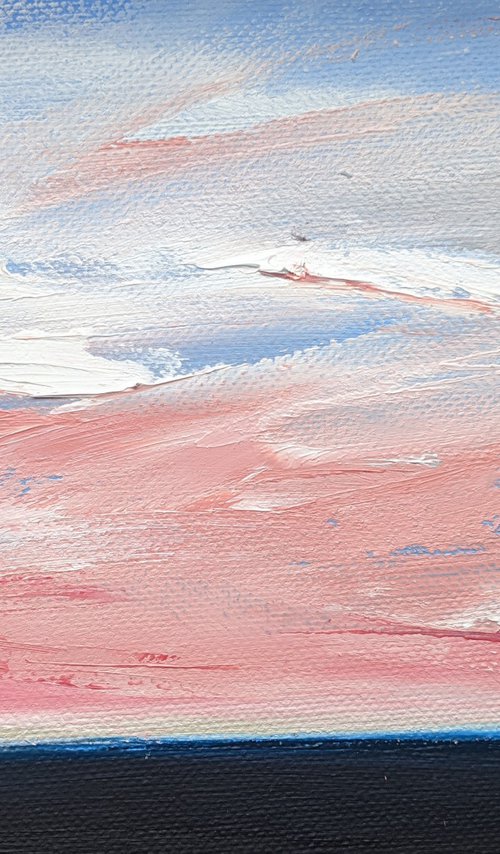 Miniature pink sky by Jo Earl