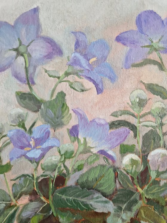 Still life with flowers "Blue bells"