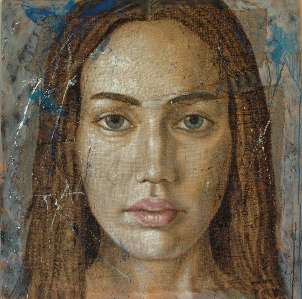 Sincerity. Large Portrait. By Rumen Spasov, 39 X 39, Artwork For Sale On Artfinder