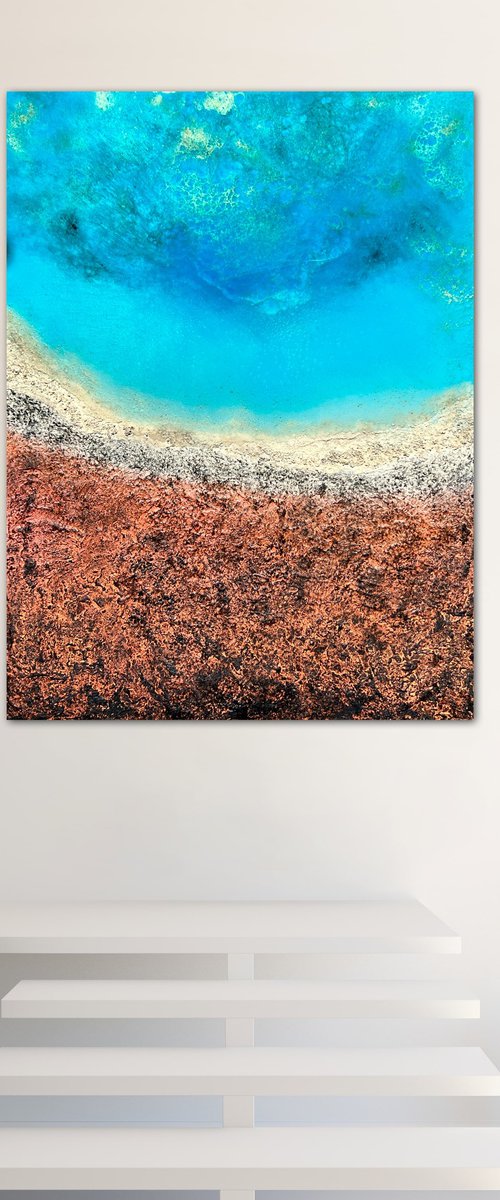 Aerial Australia - Shark Bay by Ana Hefco