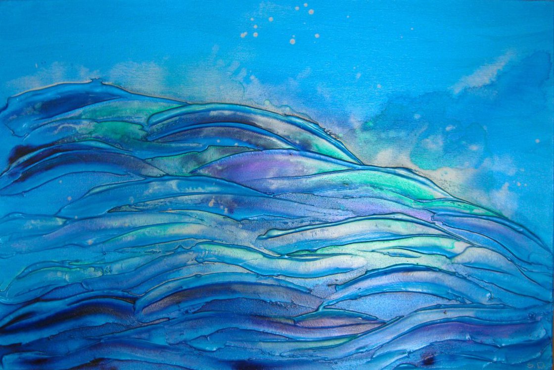 Wind and Water Acrylic painting by Sharon Deegan | Artfinder