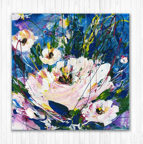 Blooming Music - Floral Painting by Kathy Morton Stanion by Kathy Morton Stanion