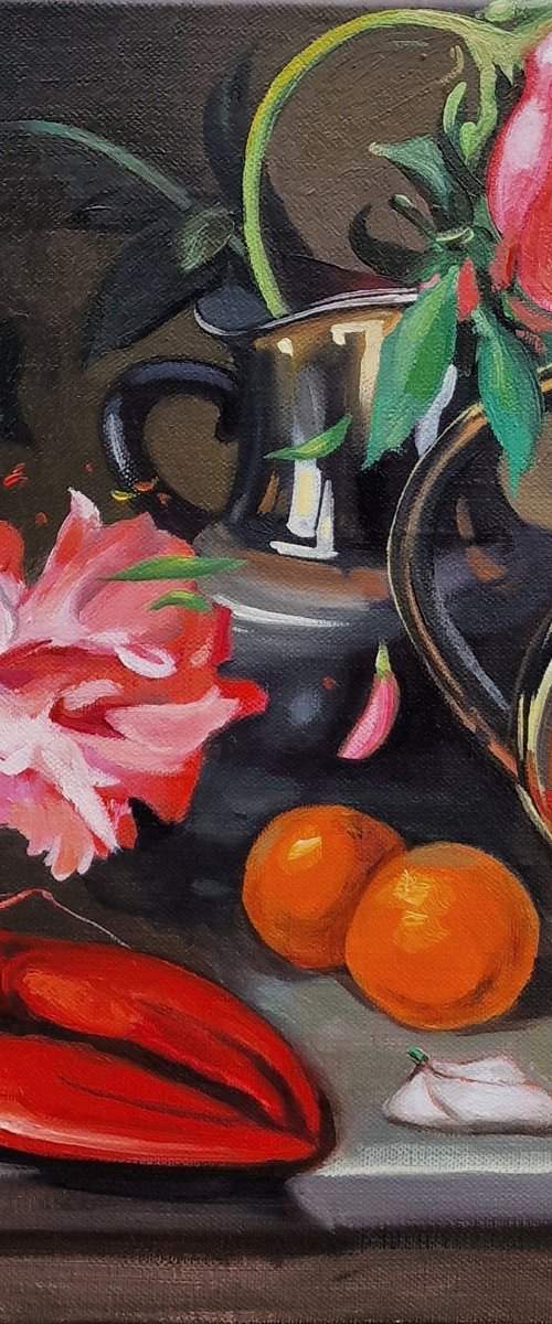 Splashes of red by Dita Galas