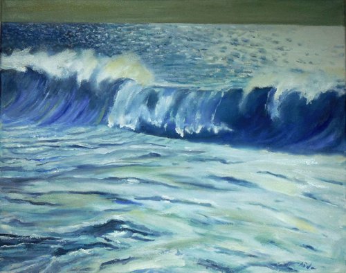 Wave at Dusk by Aida Markiw