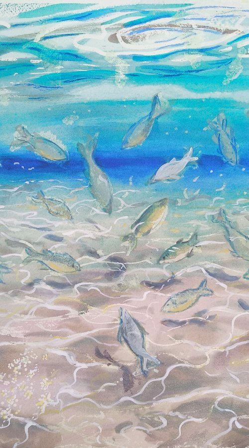 Sea shore fishes by Marina Del Pozo