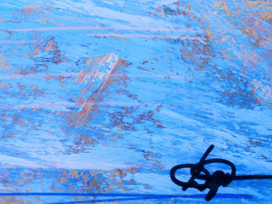 Landscape with splashes