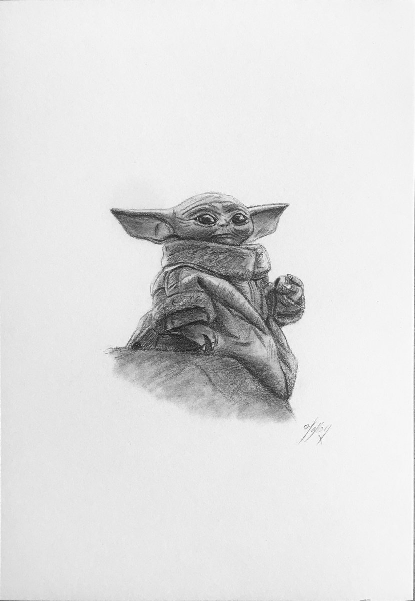 Baby yoda by Amelia Taylor