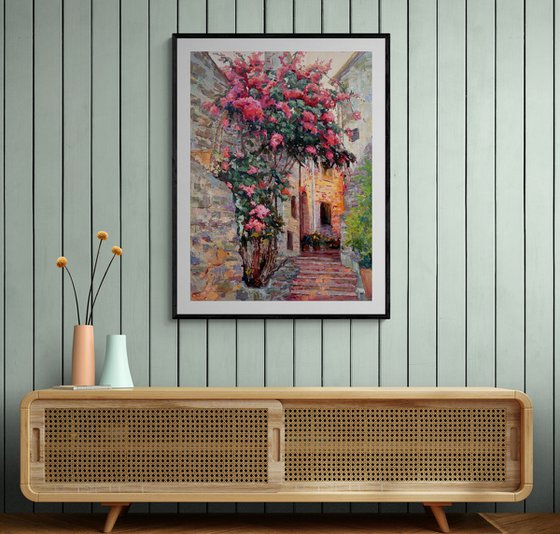 "Evening courtyard "