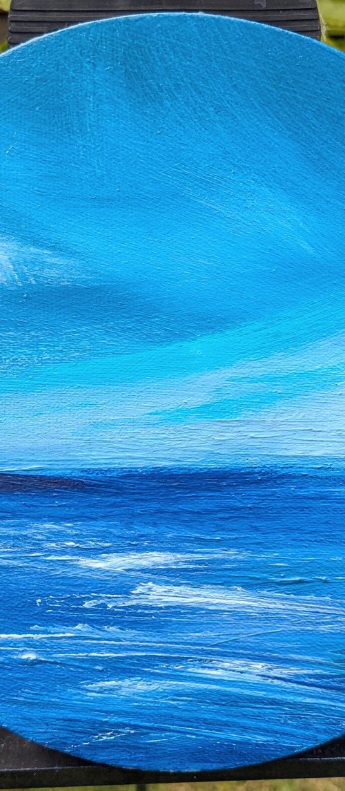 Circular Seascape 4 by Mel Graham