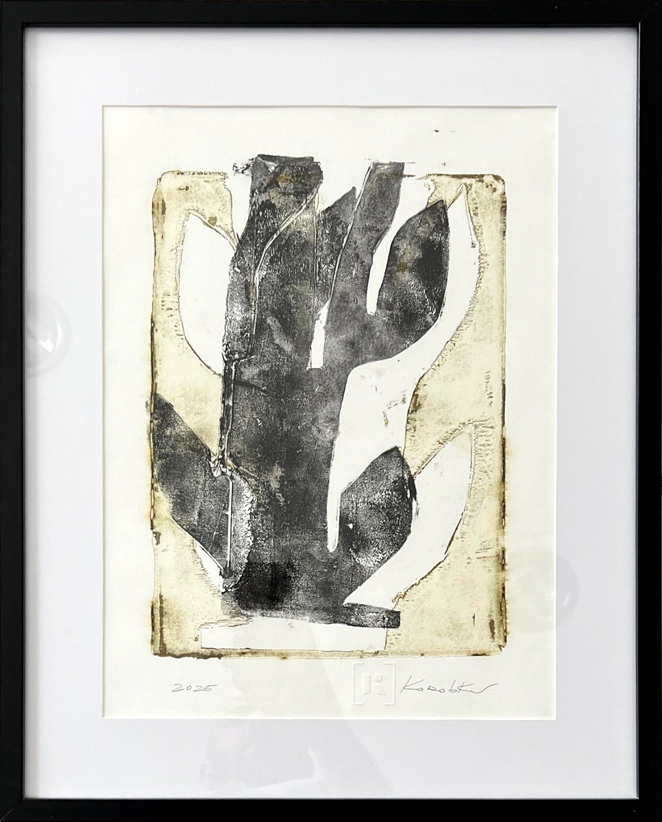 Abstract Drawing By Mykhailo Korobkov, 16 X 20", Graphics 3, Original Artwork