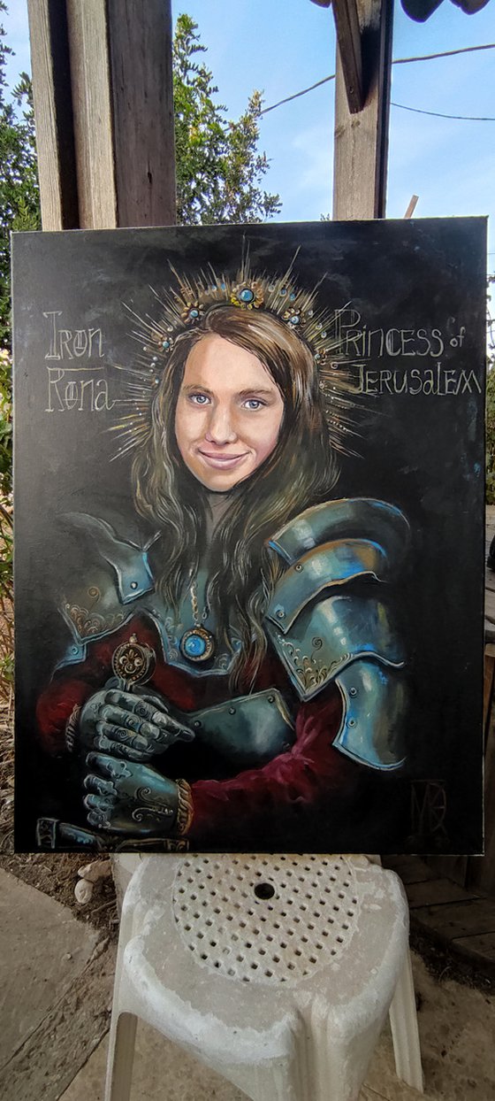 Princess of Jerusalem (portrait commission from a photo)