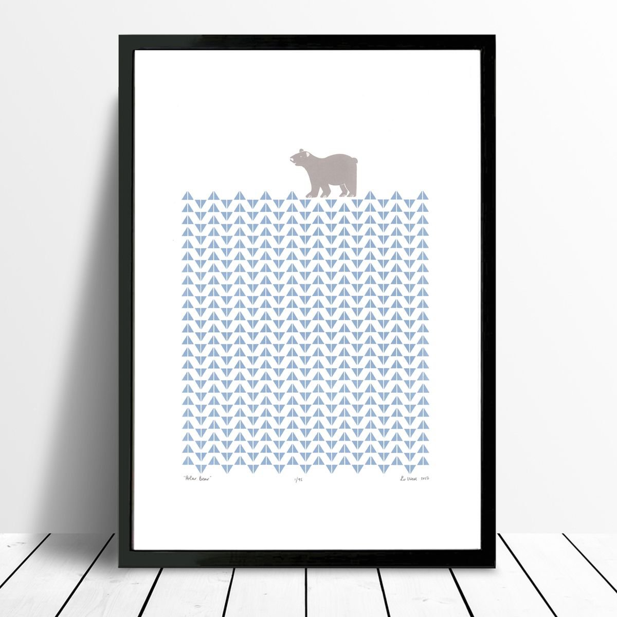 Polar Bear - Framed - FREE UK Delivery by Lu West