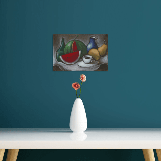 Still Life With Watermelon