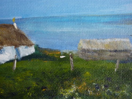 Thatched croft on N Uist