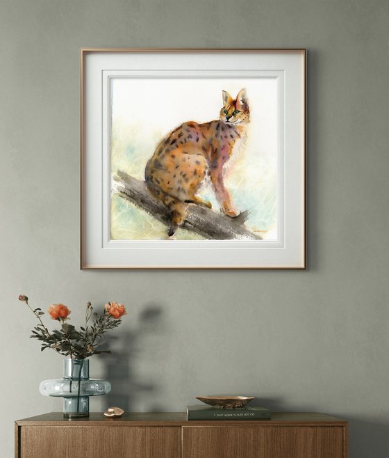 Wild Grace - Serval Cat